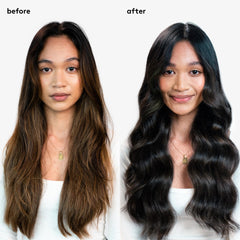 EVO Fabuloso Cool Brown applied in shower demonstrating toning action