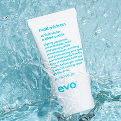 EVO Head Mistress applied to wet hair demonstrating easier detangling