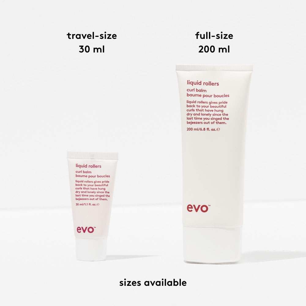 EVO bottle on bathroom vanity, quick styling and daily routine benefit