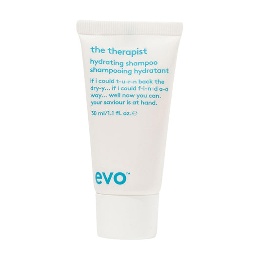 EVO front label showing product name and travel size benefits