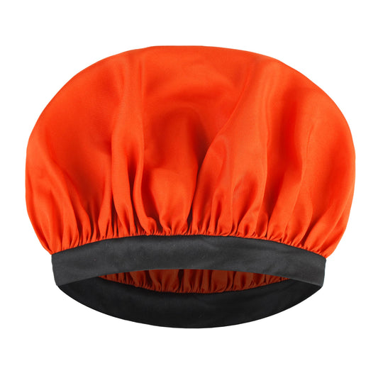 Evolve satin sunset bonnet front view showing smooth finish and protective fit