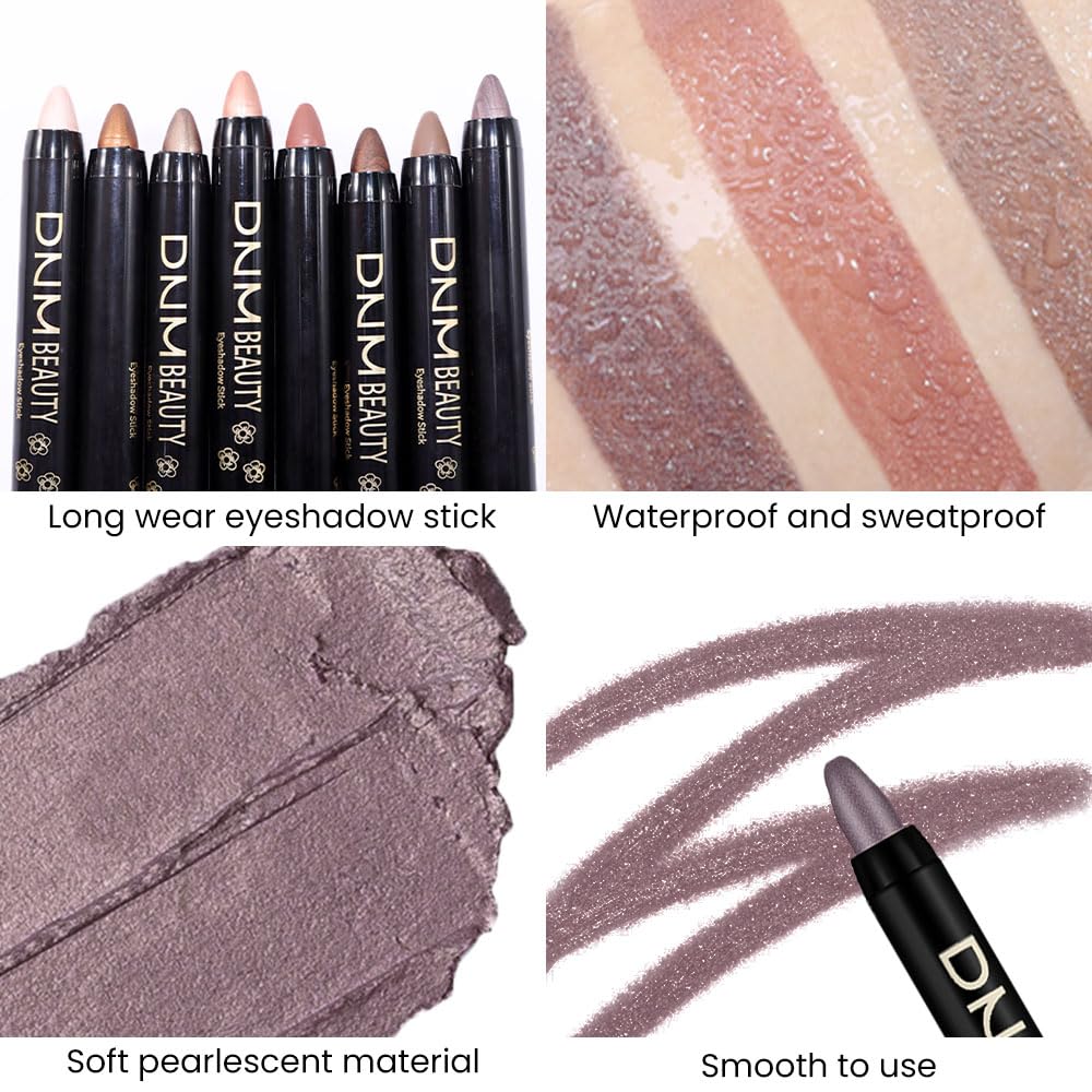 evpct model applying stick on eyelid showing quick, even coverage benefit