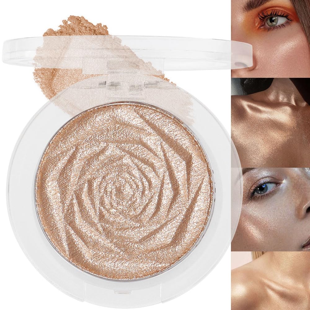 evpct palette front view showing six champagne gold shades and compact case for travel