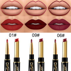evpct dual-ended lip liner close-up showing liner and lipstick tips for precise application