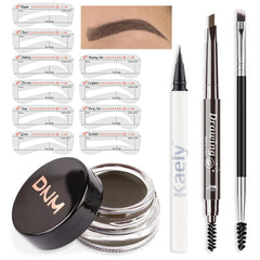 evpct front packaging showing kit contents and medium brown shade for easy selection