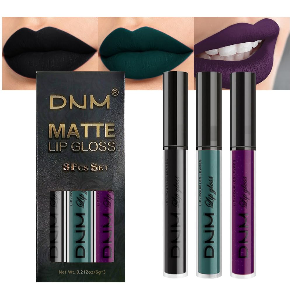 evpct front packaging trio showing three matte bottles and shade labels for gifting