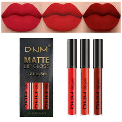 evpct front packaging trio showing three matte red tubes and gift-ready box