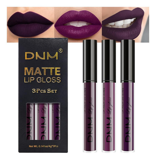 evpct front packaging trio showing three matte shades and compact box for easy gifting