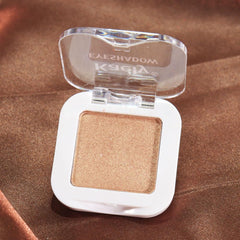 evpct application on eyelid demonstrating luminous finish and blendability
