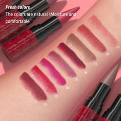 evpct product in use creating ombré on lips for blended finish benefit