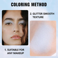 evpct eye with applied soft blue lid look flattering finish for mature skin benefit