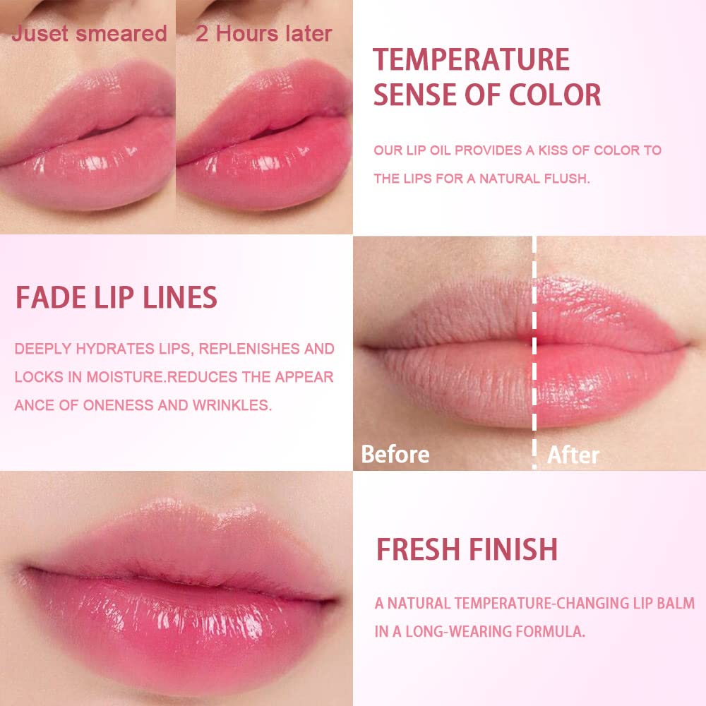 evpct lip application demonstrating color change and natural tint benefit