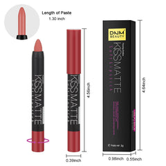 evpct lip applied lifestyle shot showcasing rich ruby color and confident look