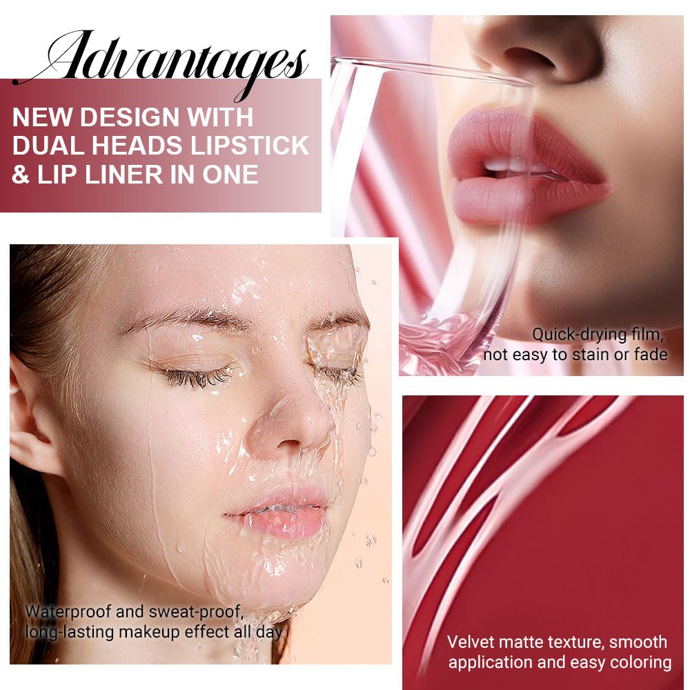 evpct full lip application on model showcasing rich oxblood color benefit lasting wear