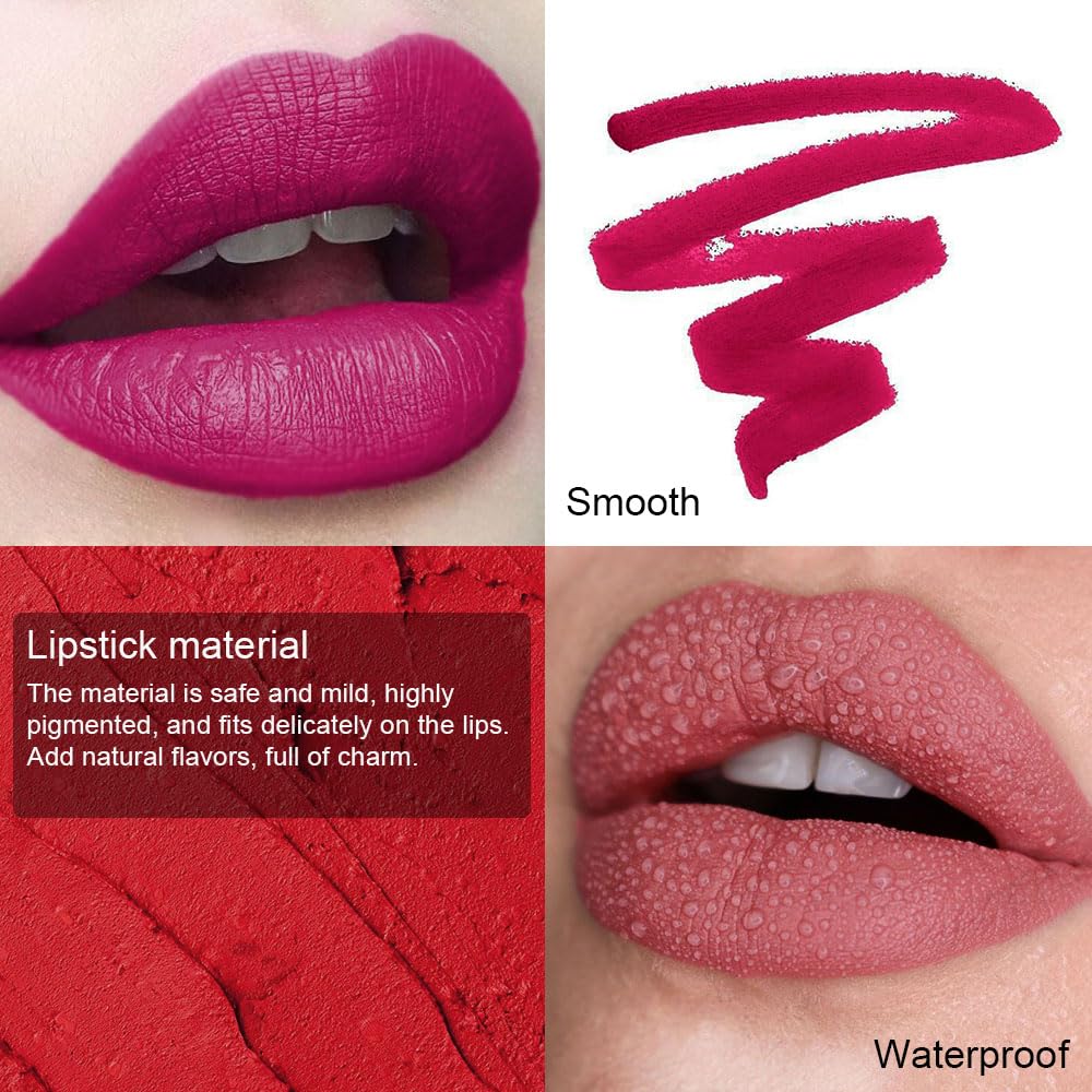 evpct liquid lipstick application on applicator illustrating smooth buildable color payoff