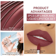 evpct liquid lipstick applicator demonstrating applicator shape for even pigment