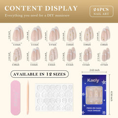 evpct scale comparison on fingers showing true medium almond fit
