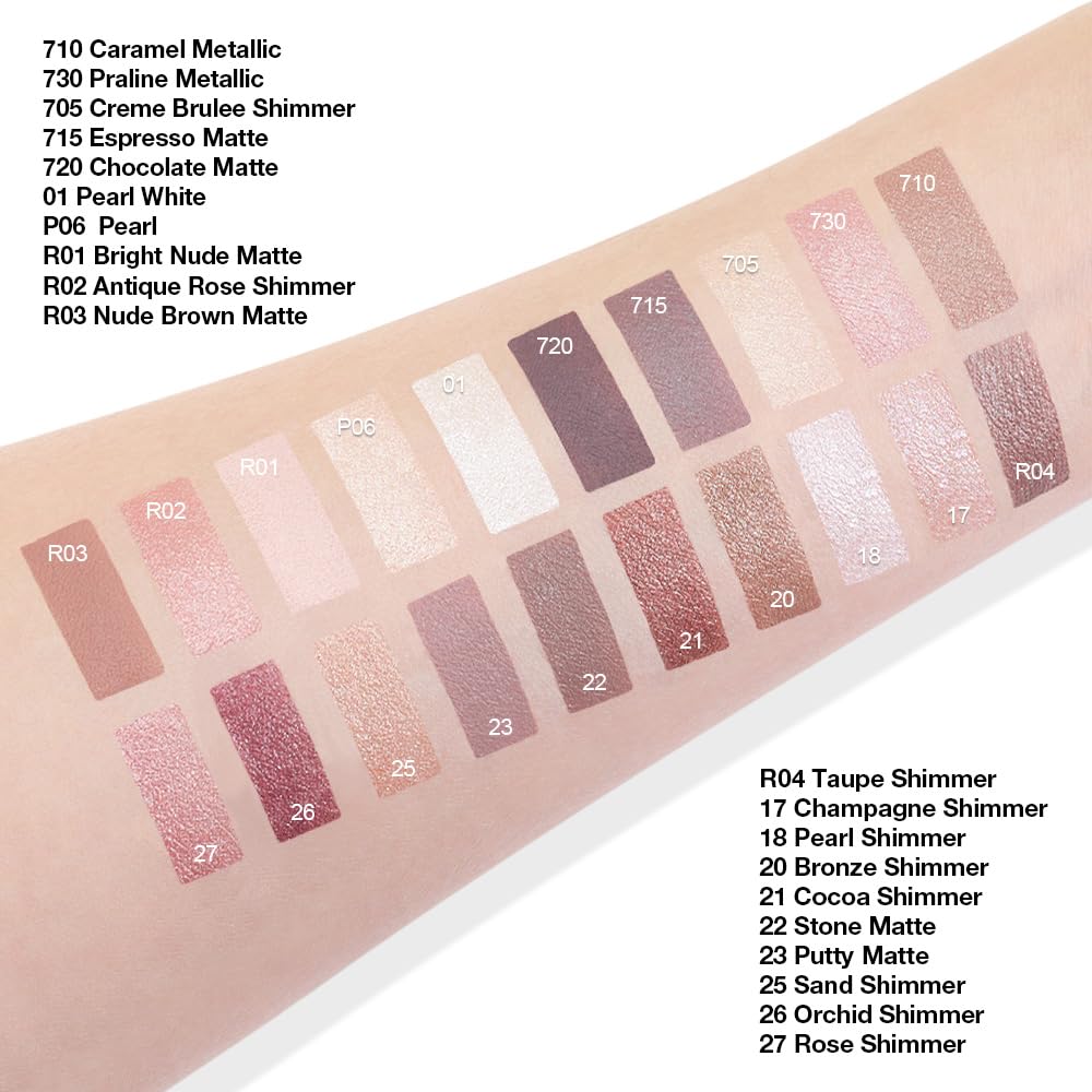 evpct palette in hand showing compact scale for travel convenience