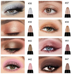 evpct swatched shades on arm illustrating true color payoff and blendability