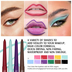 evpct single pencil close-up tip highlighting smooth pigment delivery