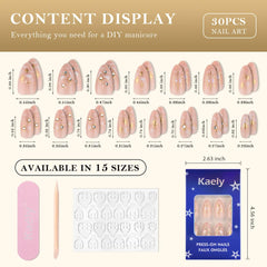 evpct size comparison on natural nail illustrating perfect-fit selection benefit