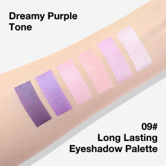 evpct glitter lavender shade swatch showing sparkle for luminous lids