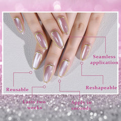 evpct glossy texture close-up showing high-shine salon finish