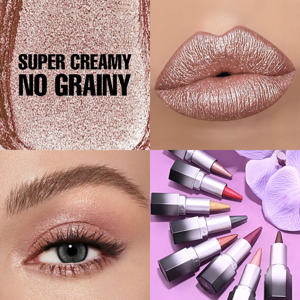 evpct texture swipe showing shimmery metallic finish and smooth glide