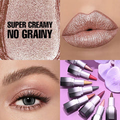 evpct texture swipe showing shimmery metallic finish and smooth glide