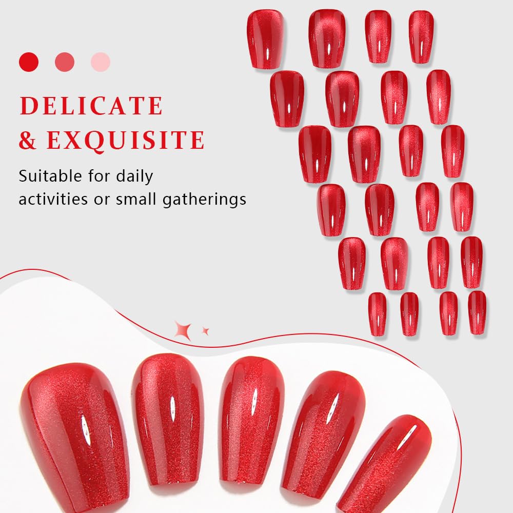 evpct nails worn on hands showing medium coffin shape and comfort