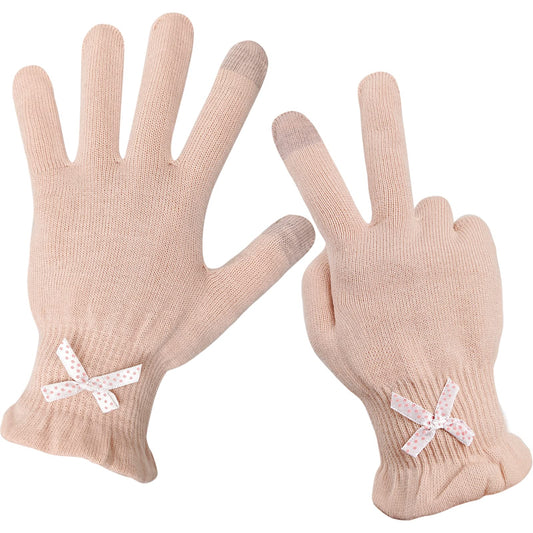 Evridwear front view of pink glove pair showing fit and cuff benefit