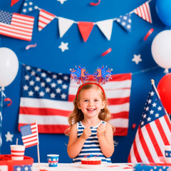 Exacoo detailed shot of American flag pattern emphasizing vibrant colors