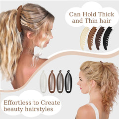 Exacoo large 5-inch clip close-up showing sturdy grip for thicker hair