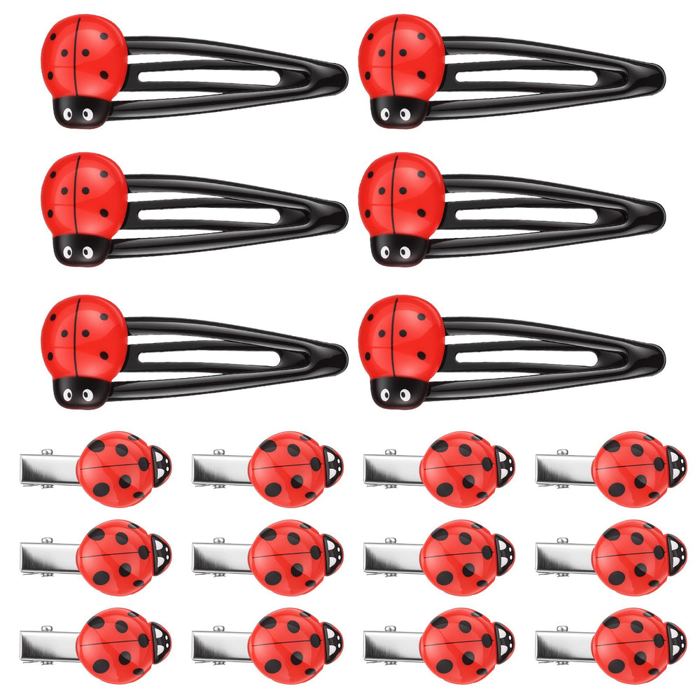 Exclaith ladybug front packaging showing 18-piece set and colorful design benefit