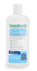 Exederm front bottle showing label and gentle sensitive formula benefit