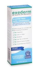 Exederm creamy conditioner texture closeup showing smooth moisturizing benefit