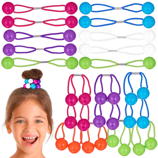 EXPRESSIONS front packaging showing 20pc ponytailers and vibrant colors