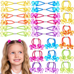 EXPRESSIONS front packaging showing 24 colorful flower elastics and value pack benefit