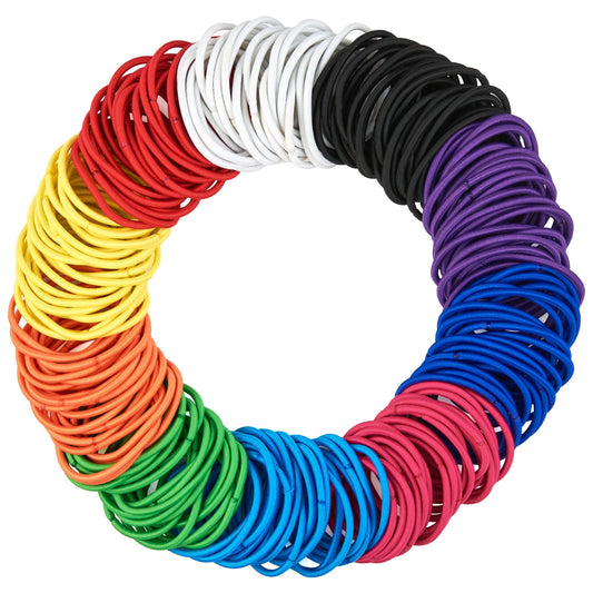 EXPRESSIONS front packaging showing 216-piece hair ties and bright colors benefit convenience
