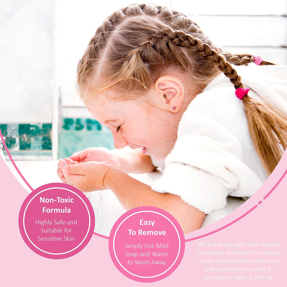 Expressions Girl gloss texture swatches showing shimmer and high-shine finish