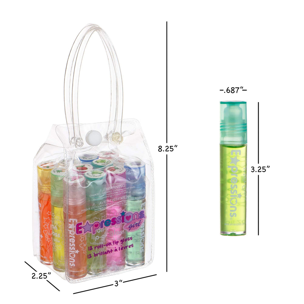Expressions Girl size comparison with hand showing compact tubes fit small hands