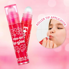 EXPRESSIONS glitter gloss texture close-up showing smooth hydration