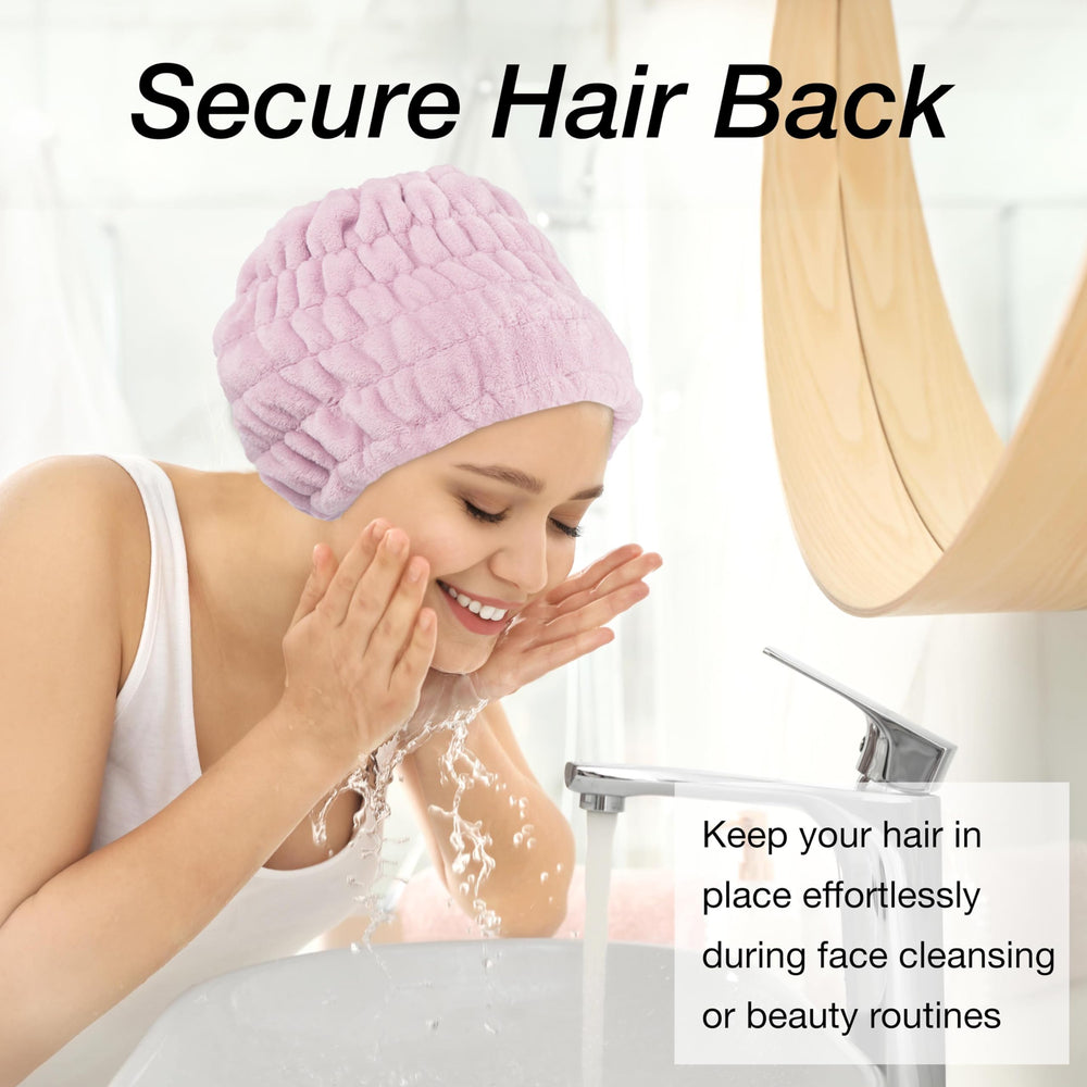 Expressions worn side profile demonstrating secure hold for beauty tasks