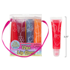 EXPRESSIONS gloss set beside common items showing compact travel-friendly size
