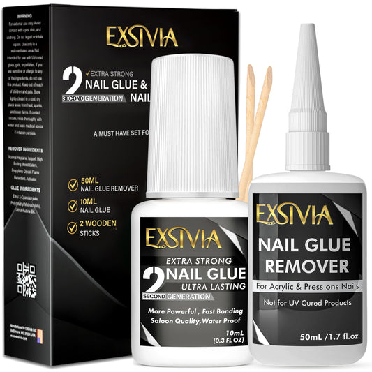 EXSIVIA kit front packaging showing compact travel-ready bottles and tools
