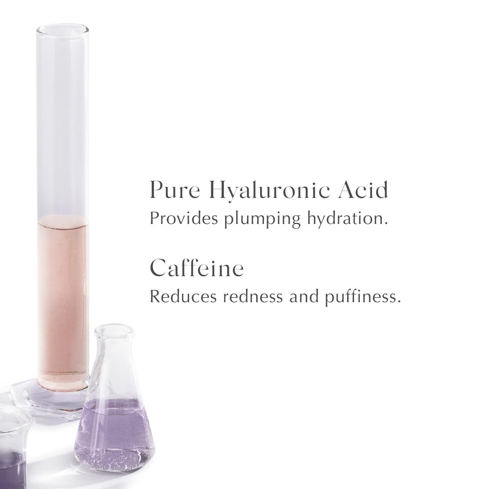 EXUVIANCE essence poured on hand showing concentrated serum for deep hydration