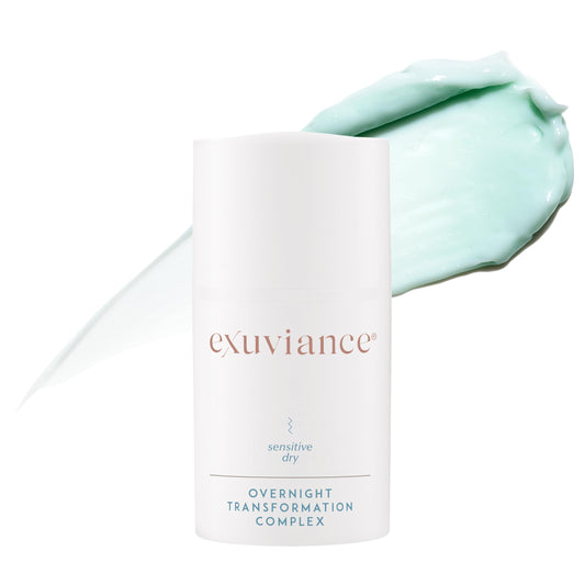 EXUVIANCE jar front view showing product and brand benefits
