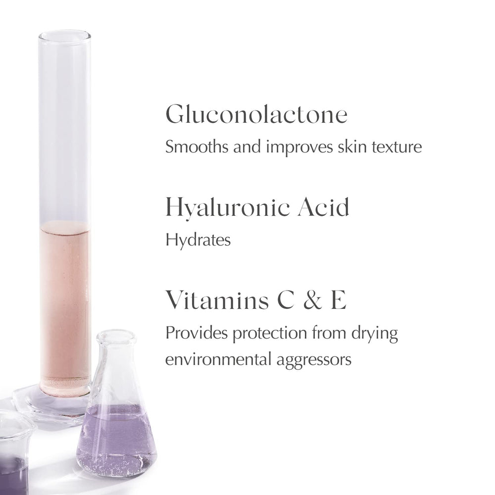EXUVIANCE label close-up highlighting active ingredients and directions