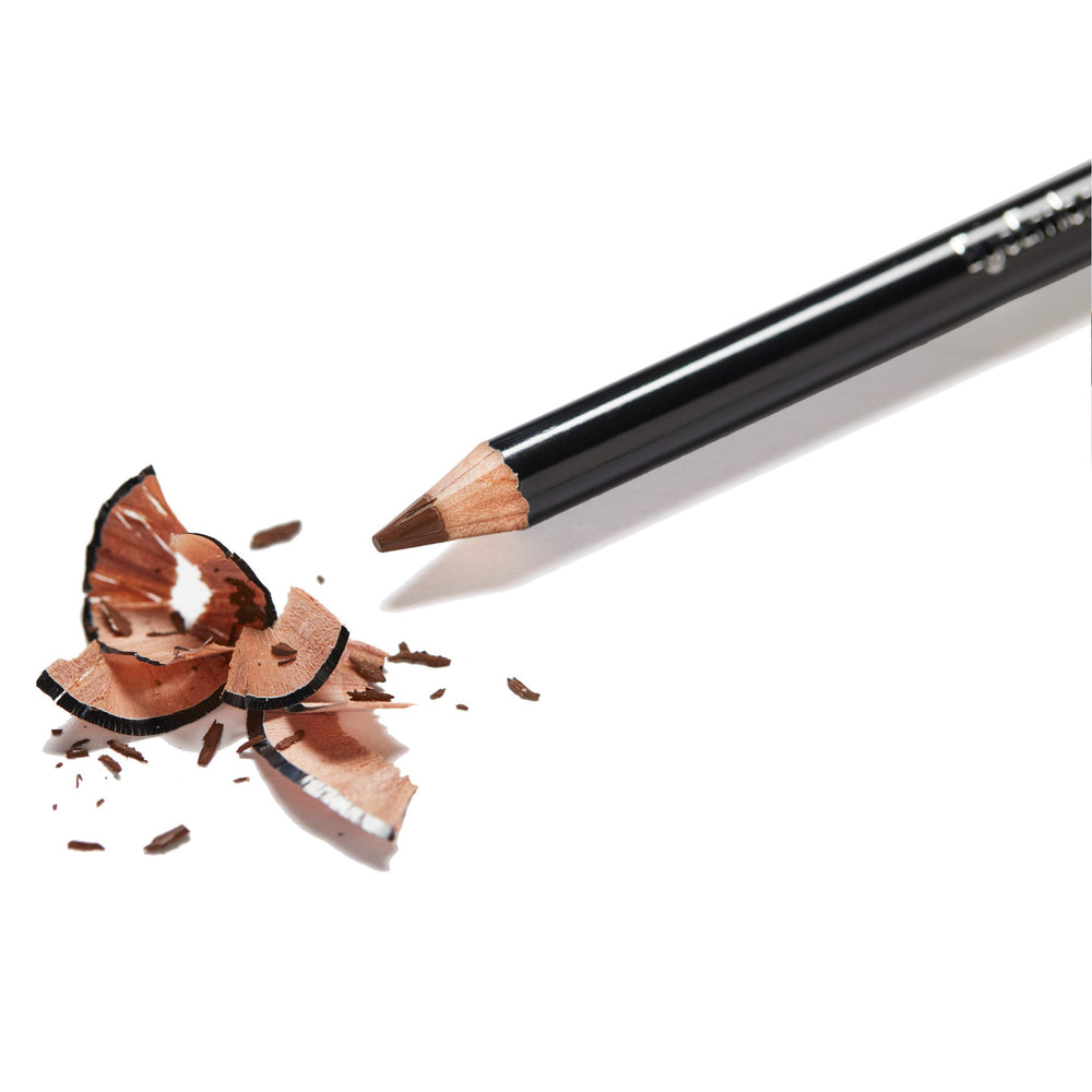 Eye Embrace pencil tip sharpened to fine point for hair-like strokes