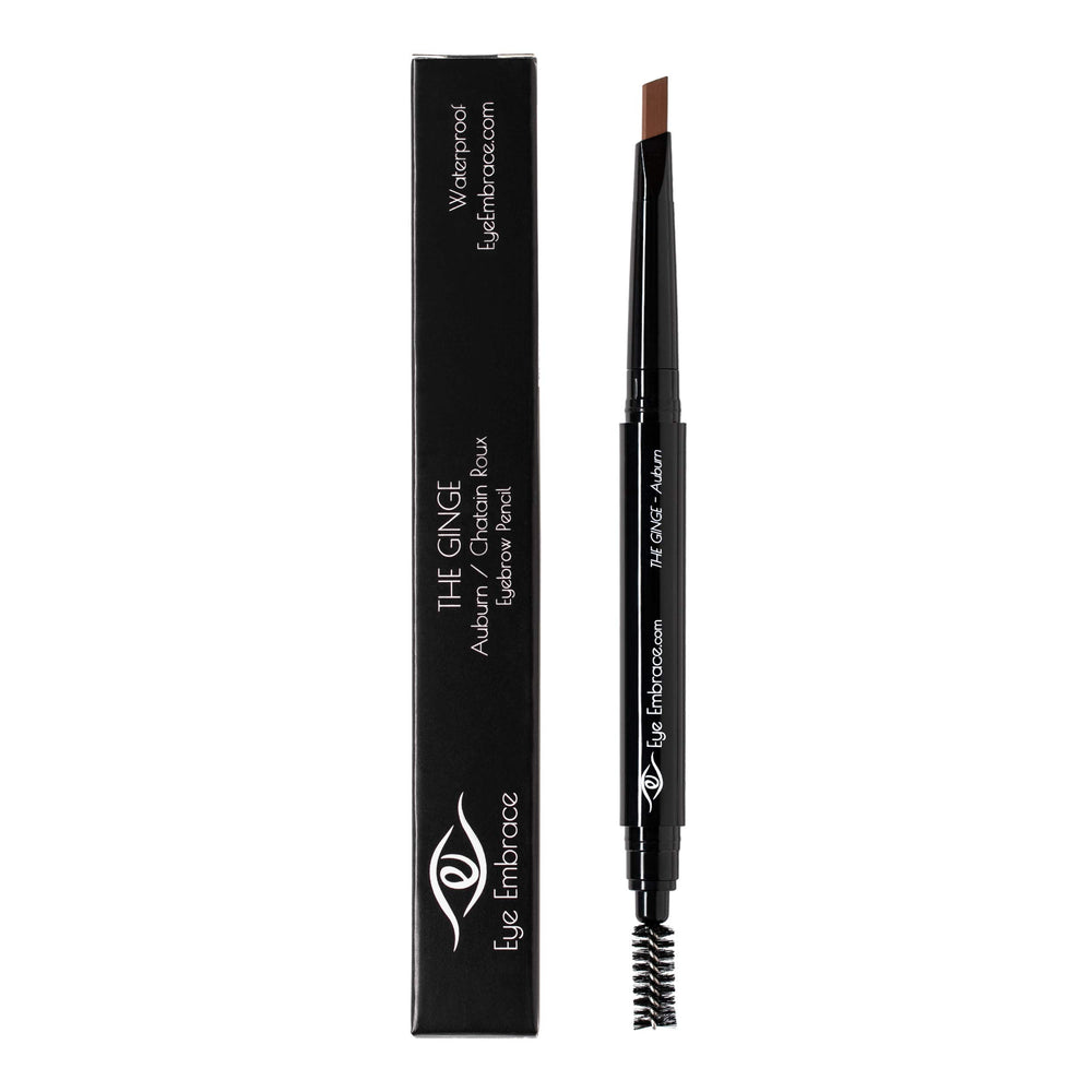 Eye Embrace spoolie brush close-up, blends product for a softer natural finish